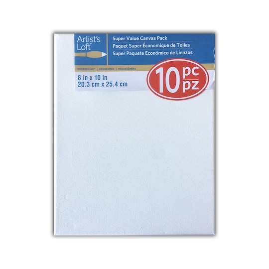 10 Pack 8 x 10 Super Value Canvas by Artist's Loft® Necessities™